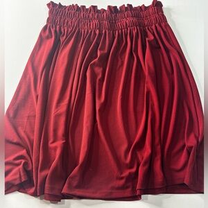 LuLaRoe Medium Sophia Elegant Red Women's Skirt